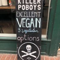 Vegan poboys at Killer Poboys in New Orleans