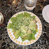 early bird Caesar salad  at Vulture in San Diego