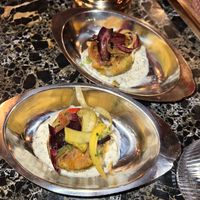 early bird crab cakes  at Vulture in San Diego