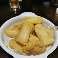 Mandioca frita at Salsa Nossa Casa in Sao Paulo