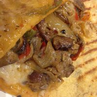 Inside the quesadilla  at Mother Earth Storehouse in Kingston