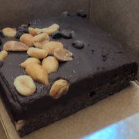 Peanut brownie at Mother Earth Storehouse in Kingston
