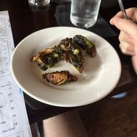 Crispy Brussel Sprouts (modified)  at Mālama Pono Restaurant in Los Angeles