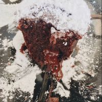 Liquid Chocolate inside the Cake - delicious! at Mango in Bangkok