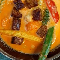 Red curry at Mango in Bangkok
