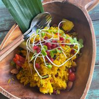 Pineapple fried rice  at Mango in Bangkok