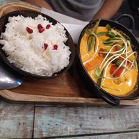 Red curry at Mango in Bangkok