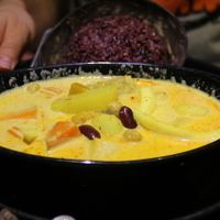 Massaman curry.  at Mango in Bangkok