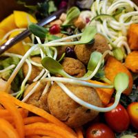 Falafel Zoodle Bowl -  CU at Mango in Bangkok