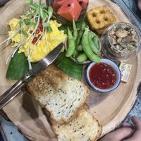 Scrambled eggs  at Mango in Bangkok