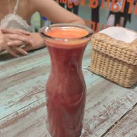 Carrot Beetroot Ginger juice at Mango in Bangkok