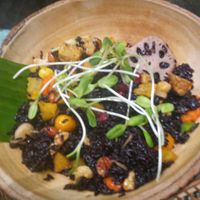 Ginger Fried Rice with Tempeh at Mango in Bangkok