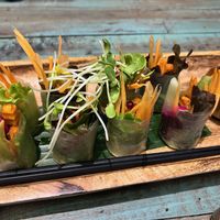 spring rolls  at Mango in Bangkok