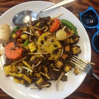 my favorite dish. I think it was the Black Rice Saffron Pulao Mango Style :) at Mango in Bangkok