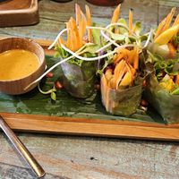 Salad Rolls (not my fave) at Mango in Bangkok