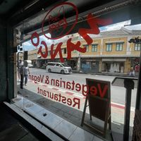 Store sign  at Mango in Bangkok