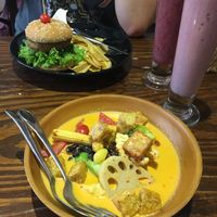 Tempeh curry  at Mango in Bangkok