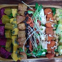 Rainbow salad. Do it for the gram. And for the taste. at Mango in Bangkok