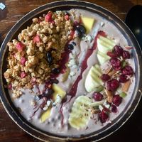 Chocolate smoothie bowl at Mango in Bangkok