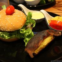 Burgers  at Mango in Bangkok