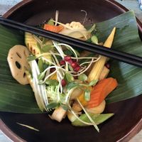 Pad Thai Mango Style YUMMMMM at Mango in Bangkok