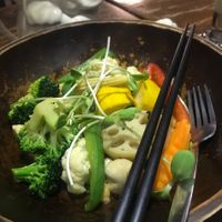 Stir fry 💚 at Mango in Bangkok