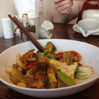 kee mao noodle dish at Mango in Bangkok