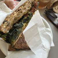 Stuffed pizza   at Cast - Cine Bistrot in Rome