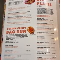 Menu at Madame Pho Derry in Northern Ireland