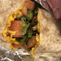The vegan burrito my friend has   at Green Symphony in New York City