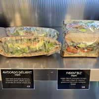 Vegan options in the grab-and-go sectionn  at Green Symphony in New York City