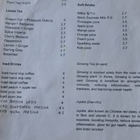 Drinks menu (June 2025) at N. atelier in Glasgow