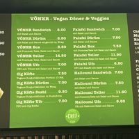Vegan Menu   at Chef Kebab in Hamburg