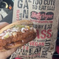 Vegan Chicken Sanwich  at Slutty Vegan in Brandon