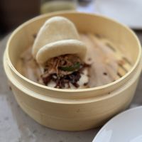 King oyster bao  at Men & Beasts in Los Angeles