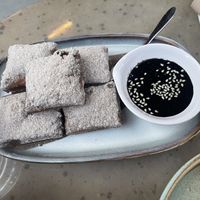 Beignets - just ok   at Men & Beasts in Los Angeles