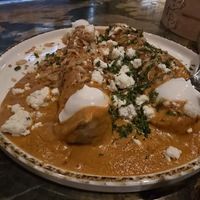 Yuba enchiladas 10/10 at Men & Beasts in Los Angeles