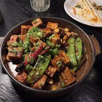 Kung pao tofu  at Men & Beasts in Los Angeles