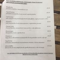 Menu at AbracadaBar in Catania