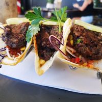 Vegetarian Barco Tacos - vegan option. at Cafe Barco in Perth