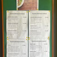 2022 Menu at Maruben Vegetariano in Bogota