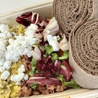 Mixed plate  at Anbesit Stockholm Matmarknad in Stockholm