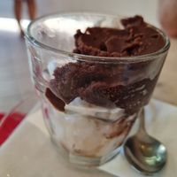 Almond and chocolate granita at Dolci Sapori Di Sicilia in Giussano