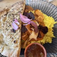 Chickpea & veg curry   at The Ginger Pig Kitchen in Weston-super-mare