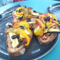 Bruschetta "La Végane" at Le 240 in Neuilly Sur Marne