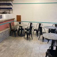 Inside seating at H&H Bagels - UES in New York City