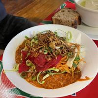 Riz mafé  at L'eau Chaude - Het Warm Water in Brussels