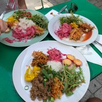 All these colours 🙃 at L'eau Chaude - Het Warm Water in Brussels