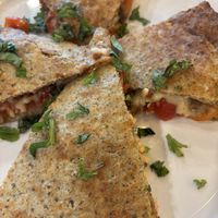 Meat your heart out flatbread  at Grain & Berry in Huntsville
