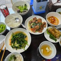 The vegetable dish is delicious. at Ba Nhất Root Vegetables Restaurant  in Hanoi